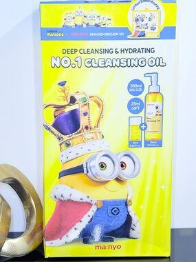 NEW ma:nyo x Minions Limited Edition Pure Cleansing Oil Gift Set K-Beauty Korean